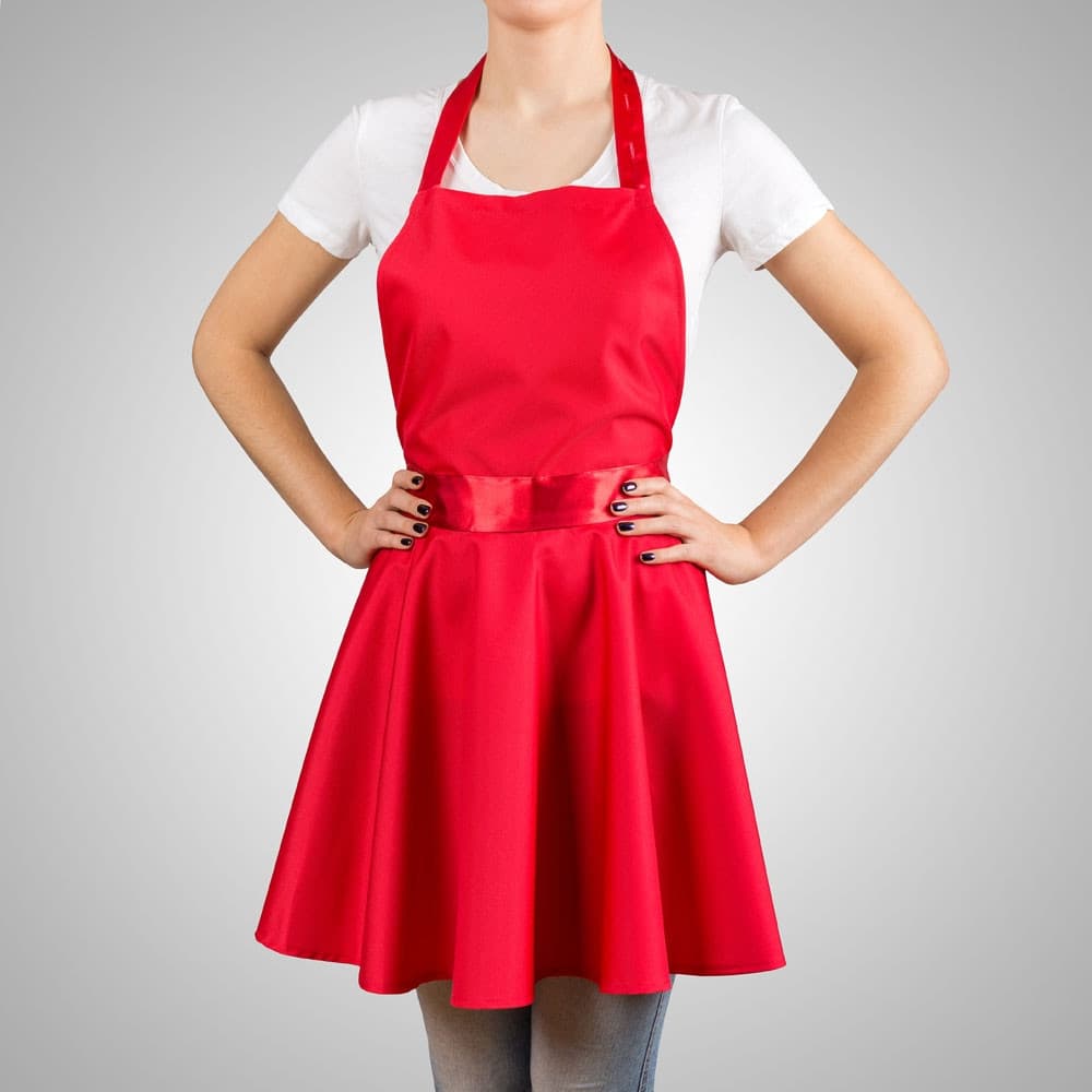 Nitly Red Fartuszek Sukienka prezent DZIEŃ KOBIET