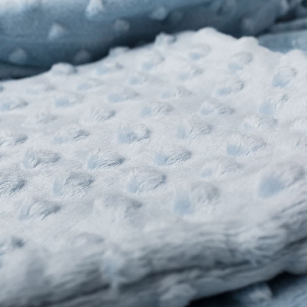 Kocyk z rękawami kapturem Błękitny dla dziecka